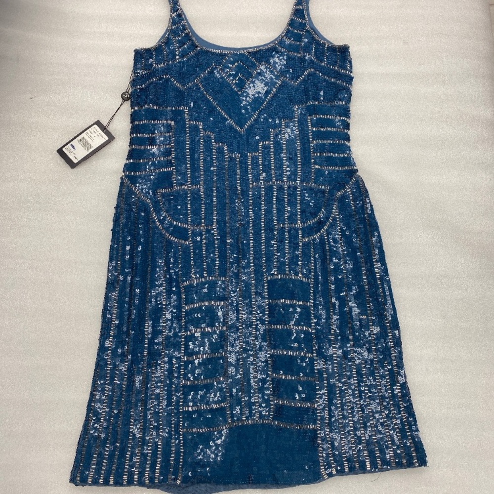 Adrianna Papell beaded tank dress - Picture 2 of 7